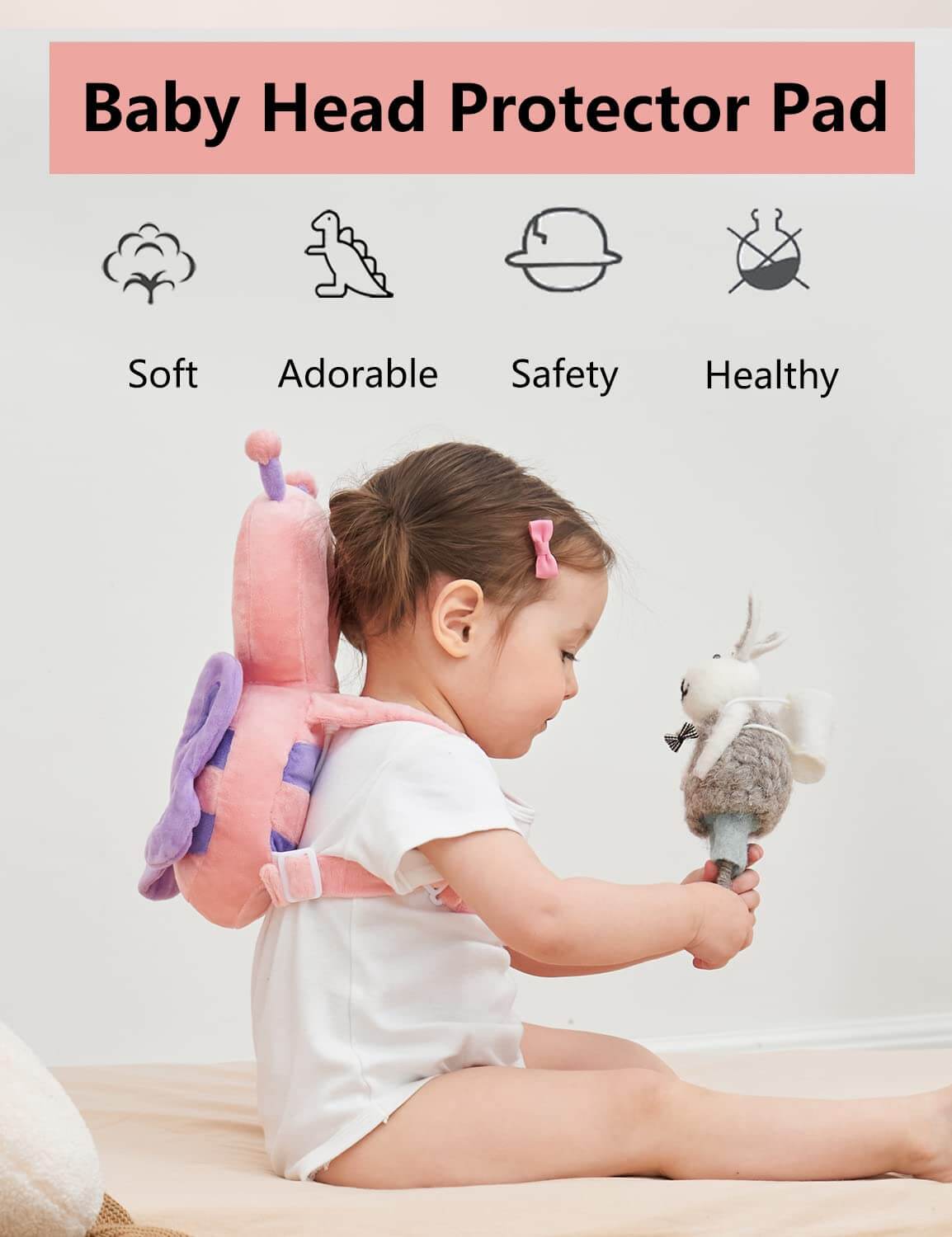 LeadingWish® | Baby head protection backpack: Safe, reliable, stylish