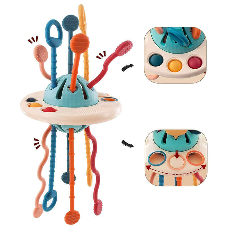 UfoToy™ | Silicone Pulling Toy for Child Development - Leading Wish