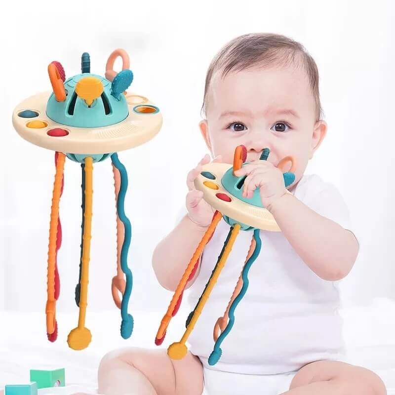 UfoToy™ | Silicone Pulling Toy for Child Development - Leading Wish