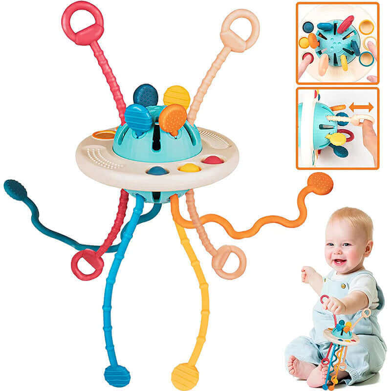 UfoToy™ | Silicone Pulling Toy for Child Development - Leading Wish